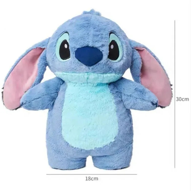 Aoger Disney Anime Hobby Stitch Winter Extra Large Plush Hot Water Bottle Women's Home Water Filling Hand Warmer Girlfriend Gift